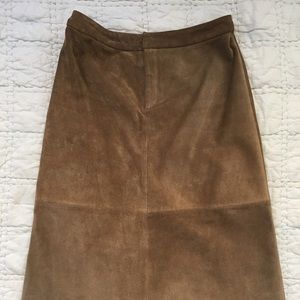 Banana Republic Suede Skirt